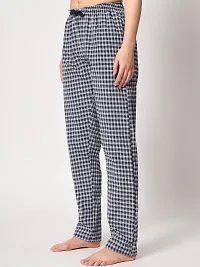 IRIZA Women's Cotton Check Pyjama with Drawstring-thumb2