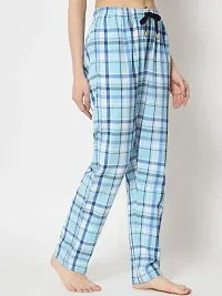 IRIZA Women's Cotton Check Pyjama with Drawstring-thumb2