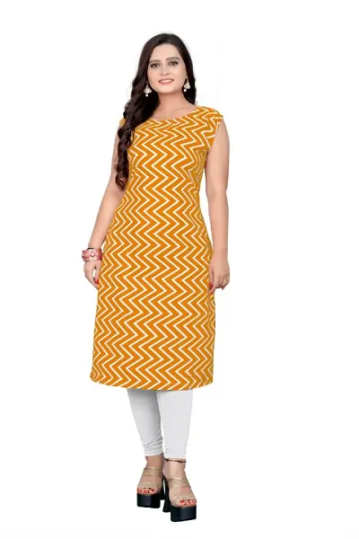 Beautiful American Crepe Stitched Kurta for Women