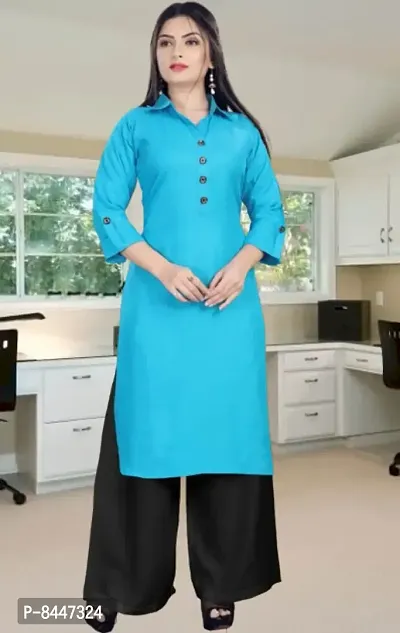 Exclusive Rayon Kurta Palazzo Set For Women