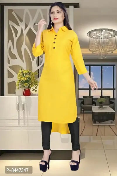 Exclusive Rayon Solid Kurta For Women