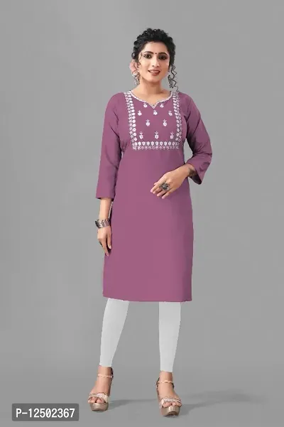 Fancy Cotton Blend Kurti for Women-thumb0