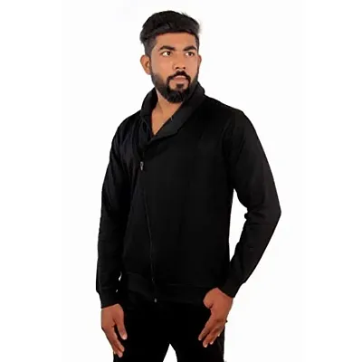 Fashion Gallery Mens Full Sleeves Jackets|Jackets for Men|Winter Mens Jacket Black