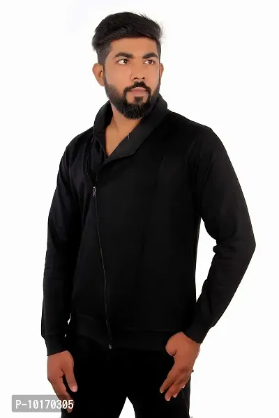 Fashion Gallery Mens Full Sleeves Jackets|Jackets for Men|Winter Mens Jacket Black-thumb0