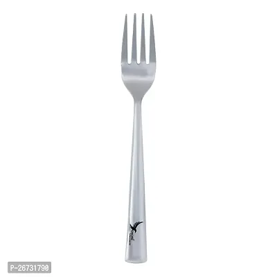 SNOKEreg; Stainless steel FORK for home and kitchen use , cutlery sets , dinner fork (set of 12 ), Silver color-thumb5