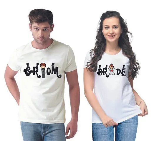 Blend Matching Couple T-Shirts for Men Women