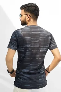 Stylish Digital Printed Round Neck Casual T-shirt for Men (Pack of 2)-thumb1