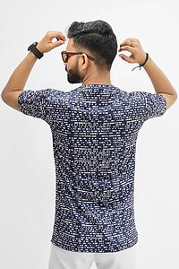 Multicoloured Cotton Blend Tshirt For Men-thumb2