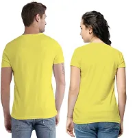 DEE LEAF K-Q Printed Matching Half Sleeve Couple Tshirt-thumb2