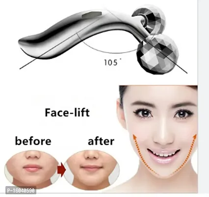 3D Manual Roller Face Body Massager Lifting Wrinkle Remover, Facial Massage, Skin Tightening, Shaping-thumb2