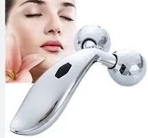 3D Manual Face Massager Roller, 3-IN-1 Electric 3D Vibrating Roller Facial Massager Beauty Bar Kits Facial Tools for Anti-Aging Anti-Wrinkles Skin Tightening (3 In 1 3D Massager) G393-thumb2