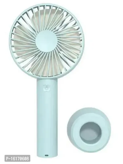 : Mini Handheld Fan Portable, Hand held Personal Fan Rechargeable Battery Operated-thumb0