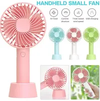 Handheld Fan Desk ,Baby Fan, Pocket Fan Portable Fan for Travelling MT-10HFW Rechargeable Fan  (White)-thumb2