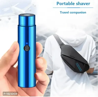 Mini Portable Electric Shaver, Mini USB Trimmer, Portable Mini Shaver-thumb0