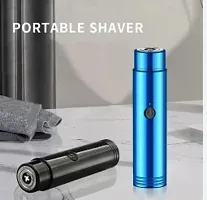 Hair Trimmer for Men and Women | Dual-edge Blades | USB Painless Electric Beard Hair Shaves Touch Up Travel Mini Trimmer        Catron Electric Shaver Hair Trimmer for Men and Women |-thumb1