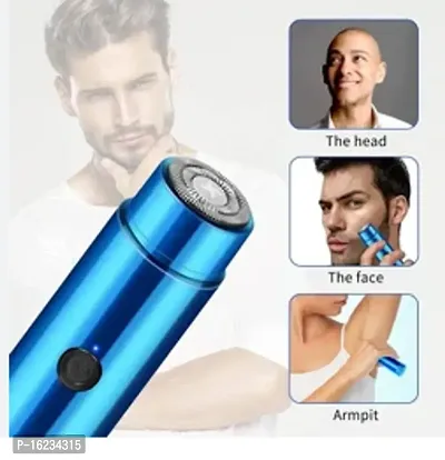 Electric Shaver for Men and Women, Portable Electric Shaver, Unisex Travelling Washable USB Beard Shaver and Trimmer for face,under Arms Painless Shaving Wet and Dry Use and Low-Nois-thumb0
