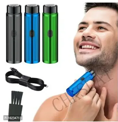 Men's Electric Shaver Electric USB Charging Face Full Body Shaver Trimmer 30 min Runtime 1 Length Settings  (Multicolor) 3.735 Ratings-thumb0