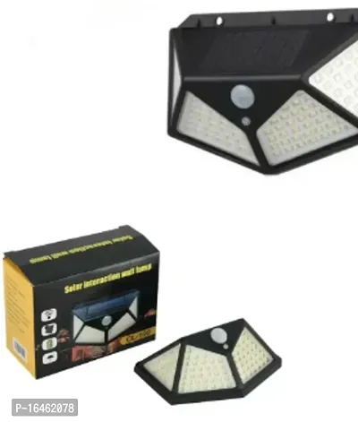 Solar Interaction Wall Lamp BK-100 Pack of 1, Black, Free Size