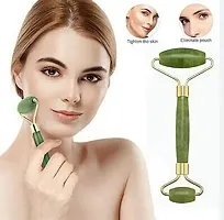 Manual Face Massager Jade Stone Roller for Facial Massage Under Eye Dark Circles Remover Beauty Massager for Face, Under Eye, Forehead, Neck Anti Aging Wrinkle Remover Tool,-thumb2
