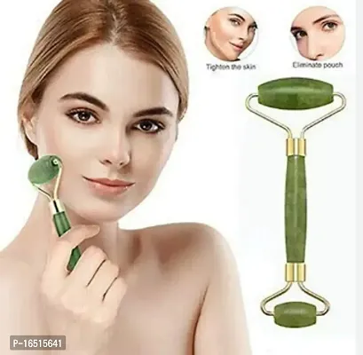 Manual Face Massager Jade Stone Roller for Facial Massage Under Eye Dark Circles Remover Beauty Massager for Face, Under Eye, Forehead, Neck Anti Aging Wrinkle Remover Tool,-thumb4