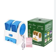 Mini Portable Dual Bladeless Small Air Conditioner Water Air Cooler MINI-COOLER-MULTICOLOR USB Air Cooler (Green) Brand: AMZING-thumb1