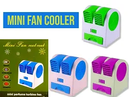 Mini Portable Dual Bladeless Small Air Conditioner Water Air Cooler Mini Cooler Multicolor Usb Air Cooler Green Brand Amazing-thumb2