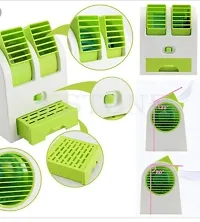 Mini Portable Dual Bladeless Small Air Conditioner Water Air Cooler MINI-COOLER-MULTICOLOR USB Air Cooler (Green) Brand: AMZING-thumb1