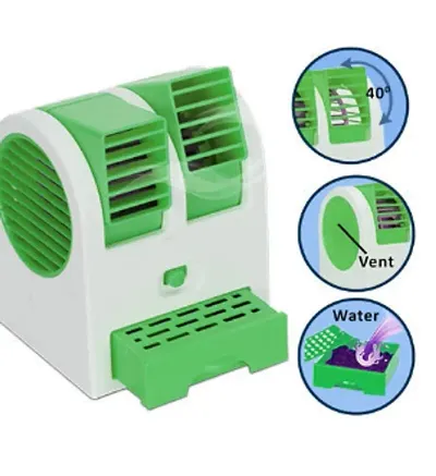 USB Portable Mini AC Cooler Battery Operated Mini Water Air Cooling Fan