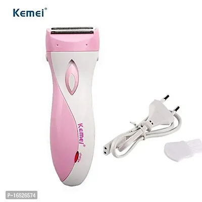 KM-3018 Washable Rechargeable Full Body Permanent Laser Thermotransmit Hair Removal Laser Epilator (Multicolour)-thumb0