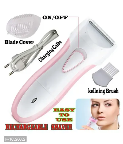 KM-3018 Washable Rechargeable Full Body Permanent Laser Thermotransmit Hair Removal Laser Epilator (Multicolour)-thumb3