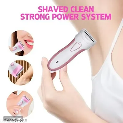 KM-3018 Washable Rechargeable Full Body Permanent Laser Thermotransmit Hair Removal Laser Epilator (Multicolour)-thumb0