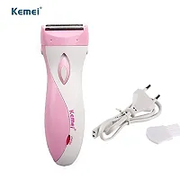 KM-3018 Washable Rechargeable Full Body Permanent Laser Thermotransmit Hair Removal Laser Epilator (Multicolour)-thumb1