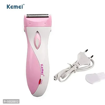 KM-3018 Washable Rechargeable Full Body Permanent Laser Thermotransmit Hair Removal Laser Epilator (Multicolour)-thumb2