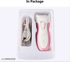 KM-3018 Washable Rechargeable Full Body Permanent Laser Thermotransmit Hair Removal Laser Epilator (Multicolour)-thumb1