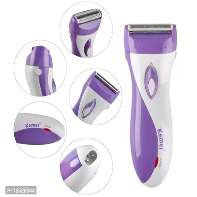 KM-3018 Washable Rechargeable Full Body Permanent Laser Thermotransmit Hair Removal Laser Epilator (Multicolour)-thumb3