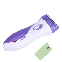 KM-3018 Washable Rechargeable Full Body Permanent Laser Thermotransmit Hair Removal Laser Epilator (Multicolour)-thumb1