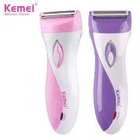 KM-3018 Washable Rechargeable Full Body Permanent Laser Thermotransmit Hair Removal Laser Epilator (Multicolour)-thumb2