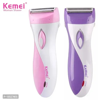 KM-3018 Washable Rechargeable Full Body Permanent Laser Thermotransmit Hair Removal Laser Epilator (Multicolour)-thumb3