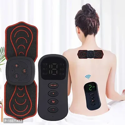 Neck Massager, Deep Tissue Back Massager for Pain Relief, Portable Mini Massager, Body Relaxation Electric Massager with Patches,Mini Neck Massager (3 EXTRA PAD GIVEN)