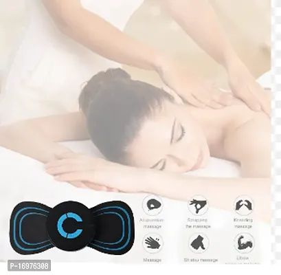 Neck Massager, Deep Tissue Back Massager for Pain Relief, Portable Mini Massager, Body Relaxation Electric Massager with Patches,Mini Neck Massager (3 EXTRA PAD GIVEN)-thumb3