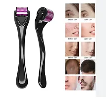 Derma Roller for Hair  Beard Growth - Microneedling Roller Beard Dermaroller for Face Body Scalp Men Women-thumb1