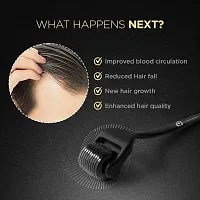 Derma Roller for Hair  Beard Growth - Microneedling Roller Beard Dermaroller for Face Body Scalp Men Women-thumb1