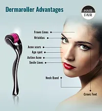 Derma Roller for Hair  Beard Growth - Microneedling Roller Beard Dermaroller for Face Body Scalp Men Women-thumb1