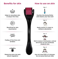 Derma Roller for Hair  Beard Growth - Microneedling Roller Beard Dermaroller for Face Body Scalp Men Women-thumb1