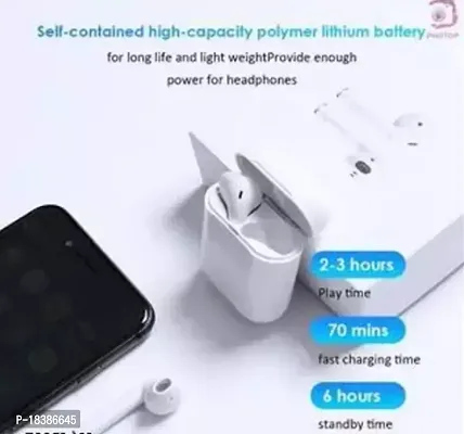 Buy Wireless TWS I12 Bluetooth Headphone with Charging Case M27
