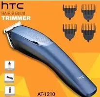 HTC AT-1210 Professional Beard Trimmer For Men Trimmer 90 min Runtime 4 Length Settings  (Blue)-thumb1