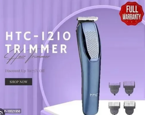 HTC AT-1210 Professional Beard Trimmer For Men Trimmer 90 min Runtime 4 Length Settings  (Blue)