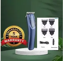 1210 Professional Beard Trimmer For Men Trimmer 90 min Runtime 4 Length Settings  (Blue)-thumb2