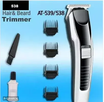 Trimmer for men AT-538 with Chargeable cable with stylish hair cutting capability, Multicolour-thumb3