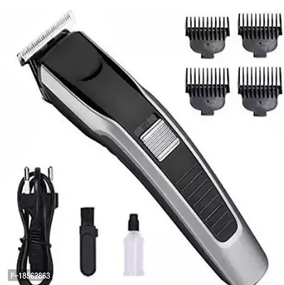 HTC-522Rechargeable Cordless Premium Quality Trimmer 45 min Runtime 1 Length Settings  (Black)-thumb0